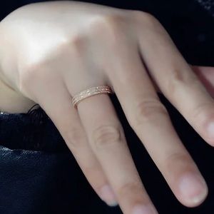 Rose Gold Color with sparkles (base metal stainless steel) illusion of stacking